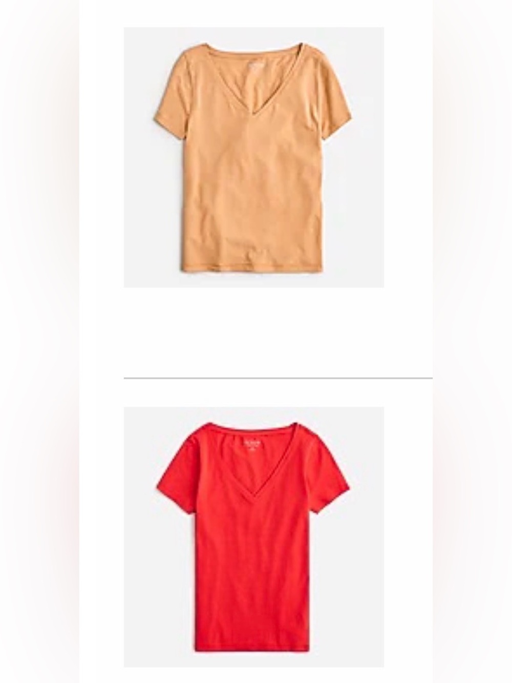 S/2 size XXL J. Crew v neck t-shirt in stretch linen blend